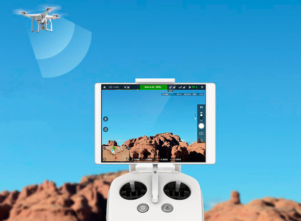 передача видеосигнала с dji phantom 3 advanced