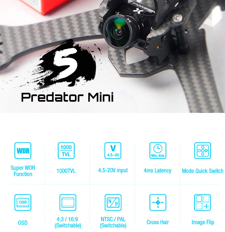 Foxeer Mini Predator 5 Foxeer Mini Predator 5