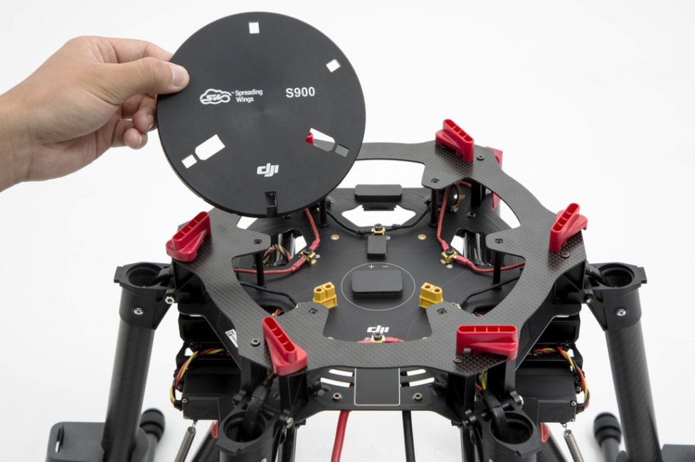сборка квадрокоптера dji s900