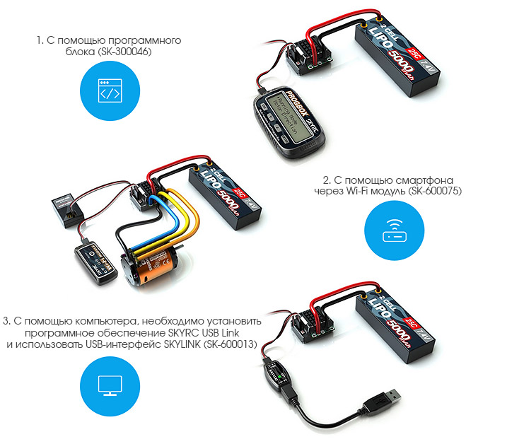 Регулятор хода SkyRC Toro TS120 Регулятор хода SkyRC Toro TS120