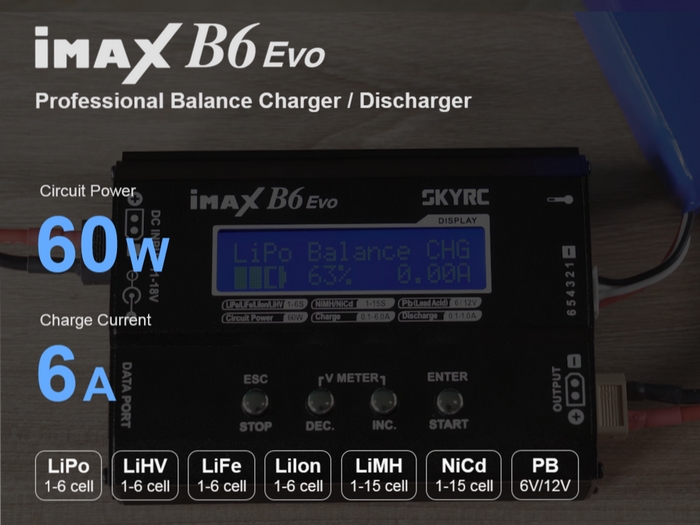 Зарядное устройство SkyRC iMAX B6 Evo