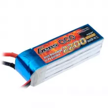Аккумулятор Gens Ace Li-Po 14.8V 2200 mAh 4S1P 30C Soft Case фото