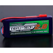 Аккумулятор Turnigy 7.4V 2000mAh 2S1P 20~40C Lipo, nano-tech, для приемника фото