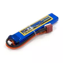 Аккумулятор для страйкбола Dinogy Li-Pol 7.4V 2S 1000mAh 25C 11.5х20х103мм T-Plug фото