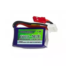 Аккумулятор 7.4V 180mAh 2S 25~50C Turnigy nano-tech Lipo Pack фото