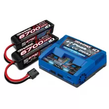 Комплект Traxxas EZ-Peak Live Dual iD 100-240В 26А 200Вт 2973 + 2 шт LiPo 14.8В 6700мАч 4S 25C 2890X (2997) фото