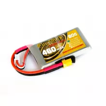 Аккумулятор Fullymax 7.4V 460mAh Li-Po 2S 80C XT30 фото
