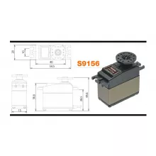 Cервопривод Futaba S9156ERP (Futaba, FUS9156) фото