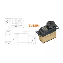 Cервопривод Futaba BLS251 ERP (Futaba, FUSBLS251) фото