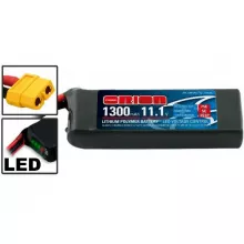 Аккумулятор Team Orion 11,1В(3S) 1300mah XT60 - plug Li-Po 75C SoftCase Racing Drone Battery фото