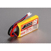 Аккумулятор 7.4V 1050mAh 2S 20C Lipo Pack (Rhino, R1050-20-20) фото
