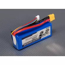 Аккумулятор 11.1V 2200mAh 3S 30C Lipo Pack (Turnigy, HO2200.3S.30) фото
