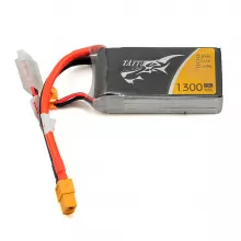 Аккумулятор Gens Ace TATTU Li-Po 11.1V 1300 mAh 3S1P 75C Soft Case фото