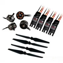 Комплект T-Motor AIR GEAR 200 AIR2205 2000KV 2-4S + 15A ESC 2-3S + T6535 (4шт) фото
