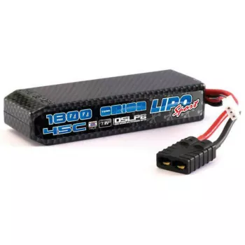 Аккумулятор Team Orion 7,4В(2s) 1800mAh TRX Plug Li-Po 45C Сarbon Sport Hard Case фото 1