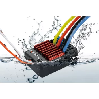Влагозащищённый коллекторный регулятор хода HobbyWing QUICKRUN WP-1625 25A для автомоделей фото 1