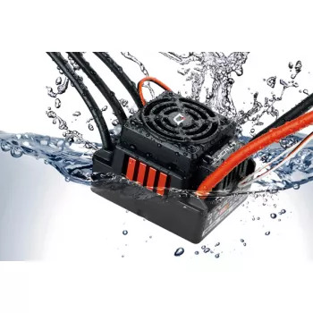 Влагозащищённый б/к регулятор хода HobbyWing QUICKRUN WP-8BL150 150A для автомоделей фото 1