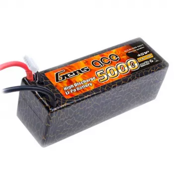 Аккумулятор Gens Ace Li-Po 14.8V 5000 mAh 4S1P 40C Hard Case фото 1