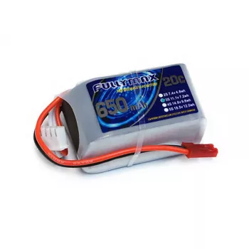 Аккумулятор Fullymax 11.1V 650mAh Li-Po 3S 20C JST фото 1