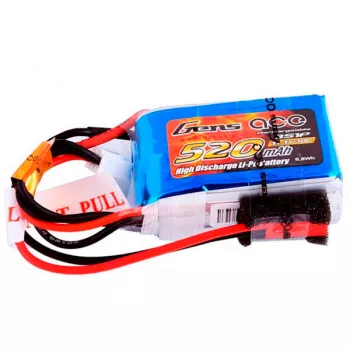 Аккумулятор Gens Ace LiPO 11,1 В 520 мАч 3S 30C фото 1
