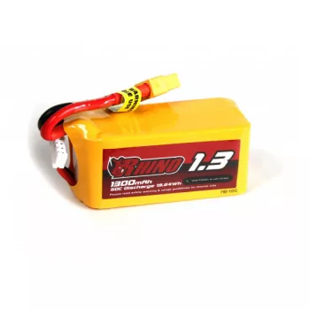 Аккумулятор Rhino 1300mAh 4S 50C Lipo Pack w/XT60 фото 1