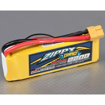 Аккумулятор 7.4V 2200mAh 2S 35C ZIPPY Compact Lipo Pack фото 1