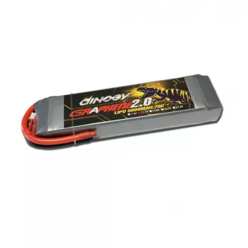 Аккумулятор Dinogy G2.0 Li-Pol 5000 mAh 11.1V 3S 70C 29 x 46 x 160 мм T-Plug фото 1