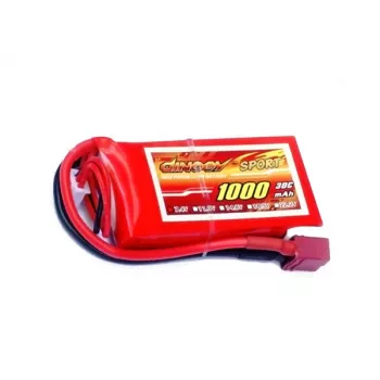 Аккумулятор Dinogy Sport Li-Pol 1000mAh 7.4V 2S 30C T-Plug фото 1