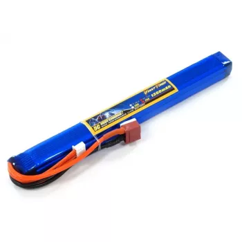 Аккумулятор для страйкбола Dinogy Li-Pol 11.1V 3S 1300mAh 25C 18х17х190мм T-Plug фото 1