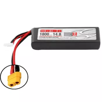 Аккумулятор Team Orion 14,8В(4S) 1800mah XT60 plug Lipo 50C SoftCase with LED charge status фото 1
