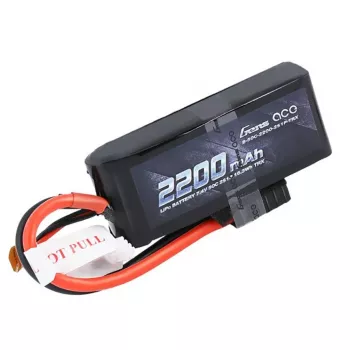 Аккумулятор Gens Ace LiPO 7,4 В 2200 мАч 2S 50C (B-50C-2200-2S1P-TRX) фото 1