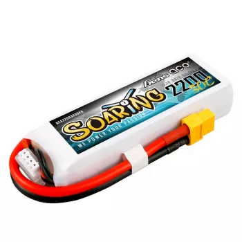 Аккумулятор Gens Ace Soaring LiPO 11,1В 2200мАг 3S 30C 106х34х21мм 168г XT60 (GEA22003S30X6) фото 1