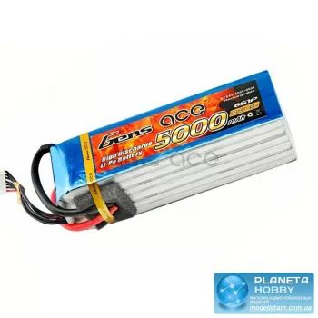 Аккумулятор Gens Ace Li-Po 22.2V 5000mAh 45C Softcase фото 1
