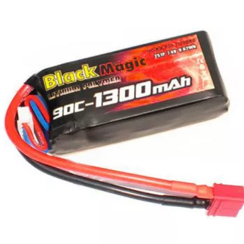 Аккумулятор Black Magic 11,1V (3S) 1300mAh LiPo 90C фото 1