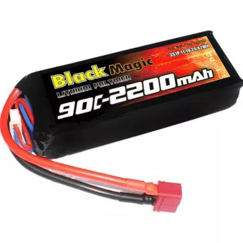 Аккумулятор Black Magic 11,1V (3S) 2200mAh LiPo 90C фото 1