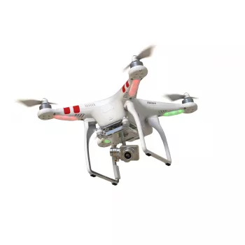Квадрокоптер DJI Phantom 2 Vision+ с подвесом и камерой 14Мп, две батареи, кейс, видеосигнал до 2км, управление до 2км фото 1