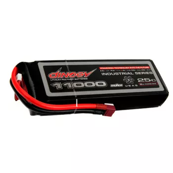 Аккумулятор Dinogy Li-Pol 11000mAh 14.8V 4S 25C 40x61x179мм T-Plug фото 1