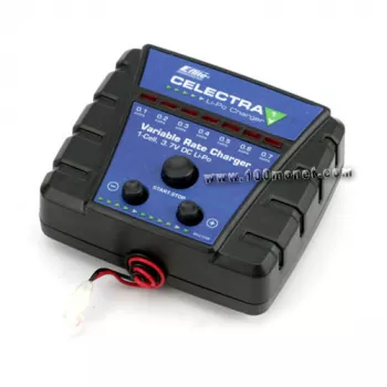 Зарядное устройство E-flite Celectra 1S Variable Rate DC Li-Po (EFLC1006) фото 1