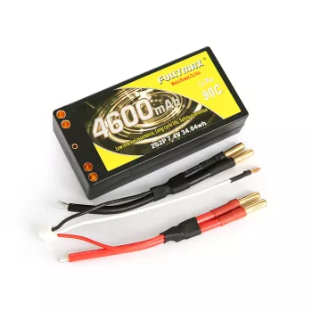 Аккумулятор Fullymax 7.4V 4600mAh Li-Po 2S2P 90C, HardCase (Shorty Pack, Competition) фото 1