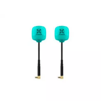 Антенна Foxeer Lollipop V4+ (RHCP, MMCX Angle, Teal) (к-т 2 шт.) фото 1