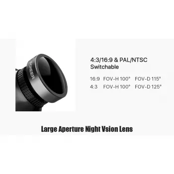 Камера FPV Foxeer Mini Cat 3 1200TVL 0.00001Lux StarLight FPV Camera (Black) фото 3