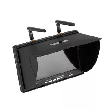 Монитор FPV LCD5802D 7" TFT LCD Screen 5.8G 40CH с приемником и АКБ фото 1