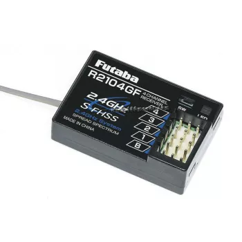 4х радиоуправление Futaba S4PL-R2104GF-F24P1DX 2.4Ghz (FU4PLR2104GF) фото 2