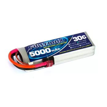 Аккумулятор Fullymax 11.1V 5000mAh Li-Po 3S 30C T-plug фото 1