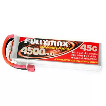 Аккумулятор Fullymax 14.8V 4500mAh Li-Po 4S 45C T-plug фото 1
