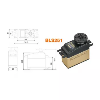 Cервопривод Futaba BLS251 ERP (Futaba, FUSBLS251) фото 1