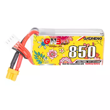 Аккумулятор GNB 11.4V 850mah 120C Li-Po 3S1P HV XT30 фото 1