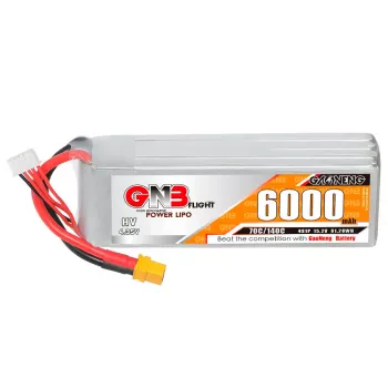 Аккумулятор GNB 15.2V 6000mah 70C Li-Po 4S1P HV XT60 фото 1
