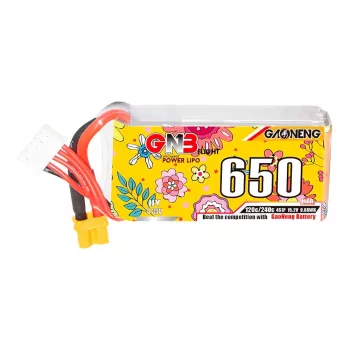 Аккумулятор GNB 15.2V 650mah 120C Li-Po 4S1P HV XT30 фото 1