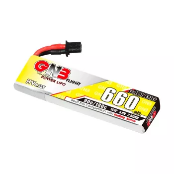 Аккумулятор GNB 3.8V 660mah 90C Li-Po 1S1P HV A30 (Cabled) фото 1